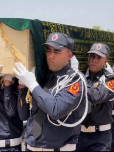 تشييع شهيد الواجب بعد وفـ.ـاته متأثرا بإصـ.ـاباته اثناء اداء واجبه المهني